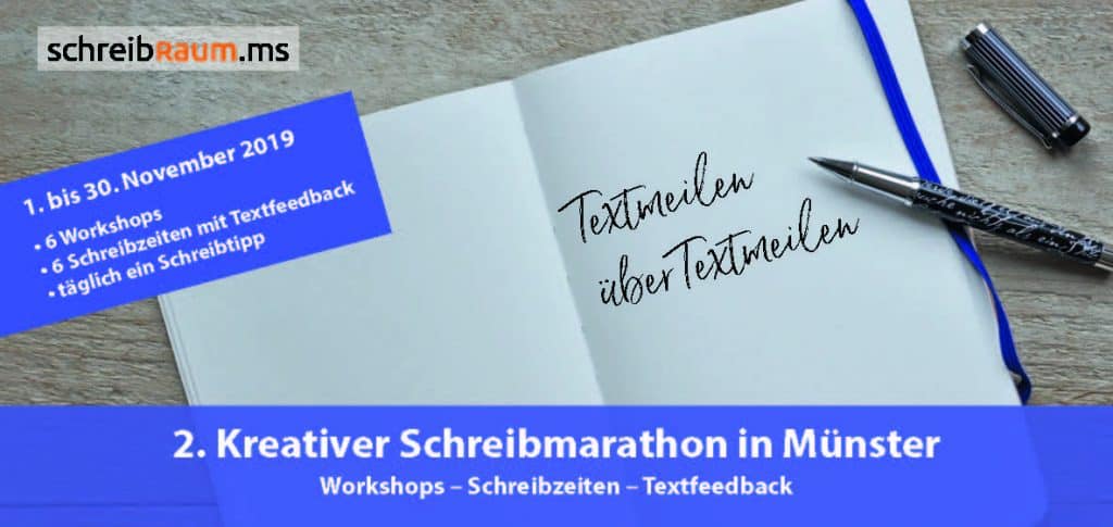 Flyer-Schreibmarathon-Schreibraum-Münster-2019-Titel