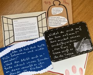 Sammlung von Postkartenkrimis von Maike Frie